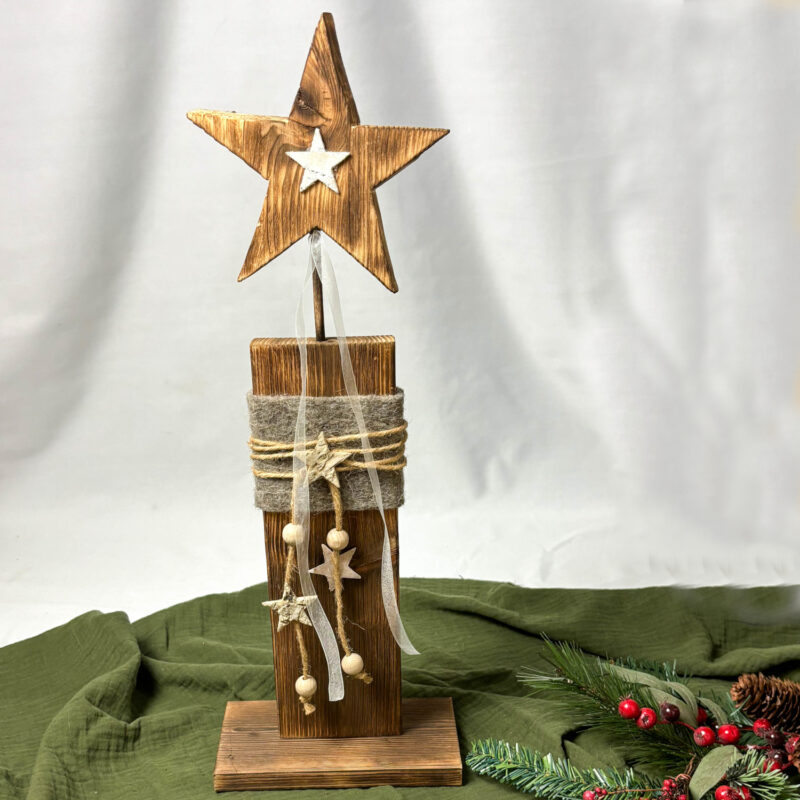 Dekorative Weihnachtssäule