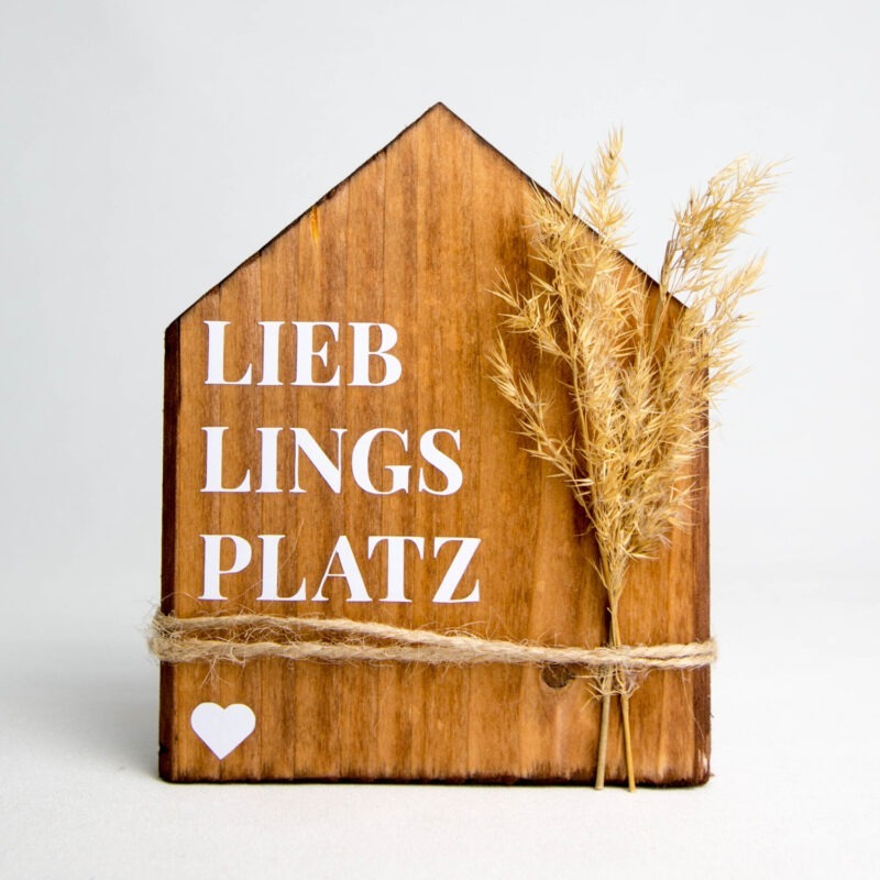 Holzhäuschen "Lieblingsplatz"