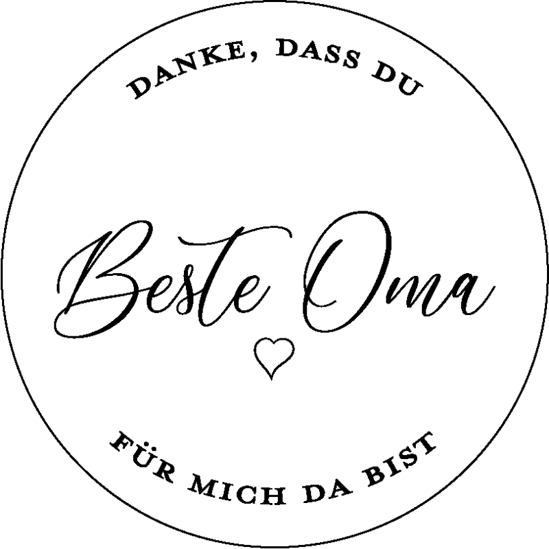 Personalisiertes Geschenkglas_Beste Oma