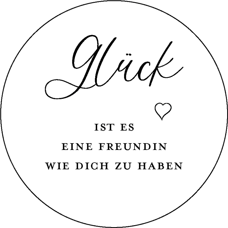 Personalisiertes Geschenkglas_Glück_Freunde