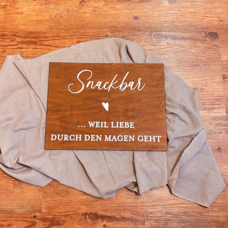 Holzschild Candy Bar / Snackbar – Bild 6