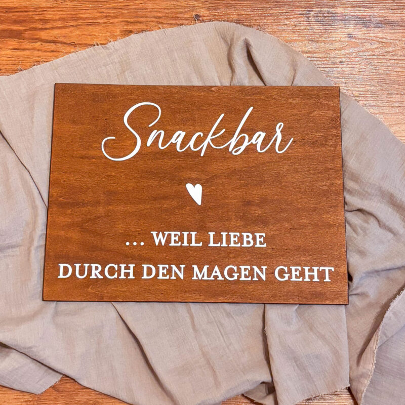 Holzschild Candy Bar / Snackbar – Bild 7